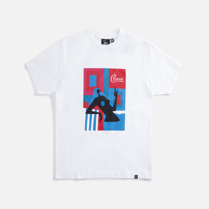 by Parra Hot Springs Tee - White