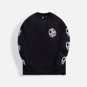 by Parra Circle Tweak Logo Long Sleeve Tee - Black