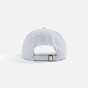 by Parra Classic Logo 6 Panel Hat - White / Grey