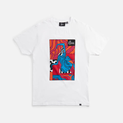 by Parra The Attic Trip Tee - White