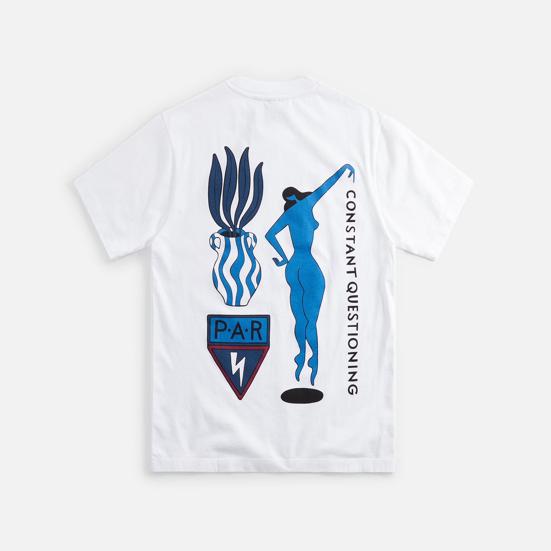 by Parra Questioning Tee - Warm Grey