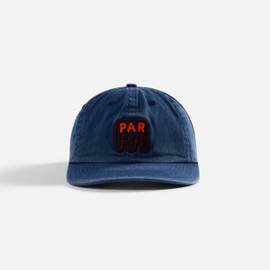 by Parra Fast Food Logo 6 Panel Cap - Off Blue