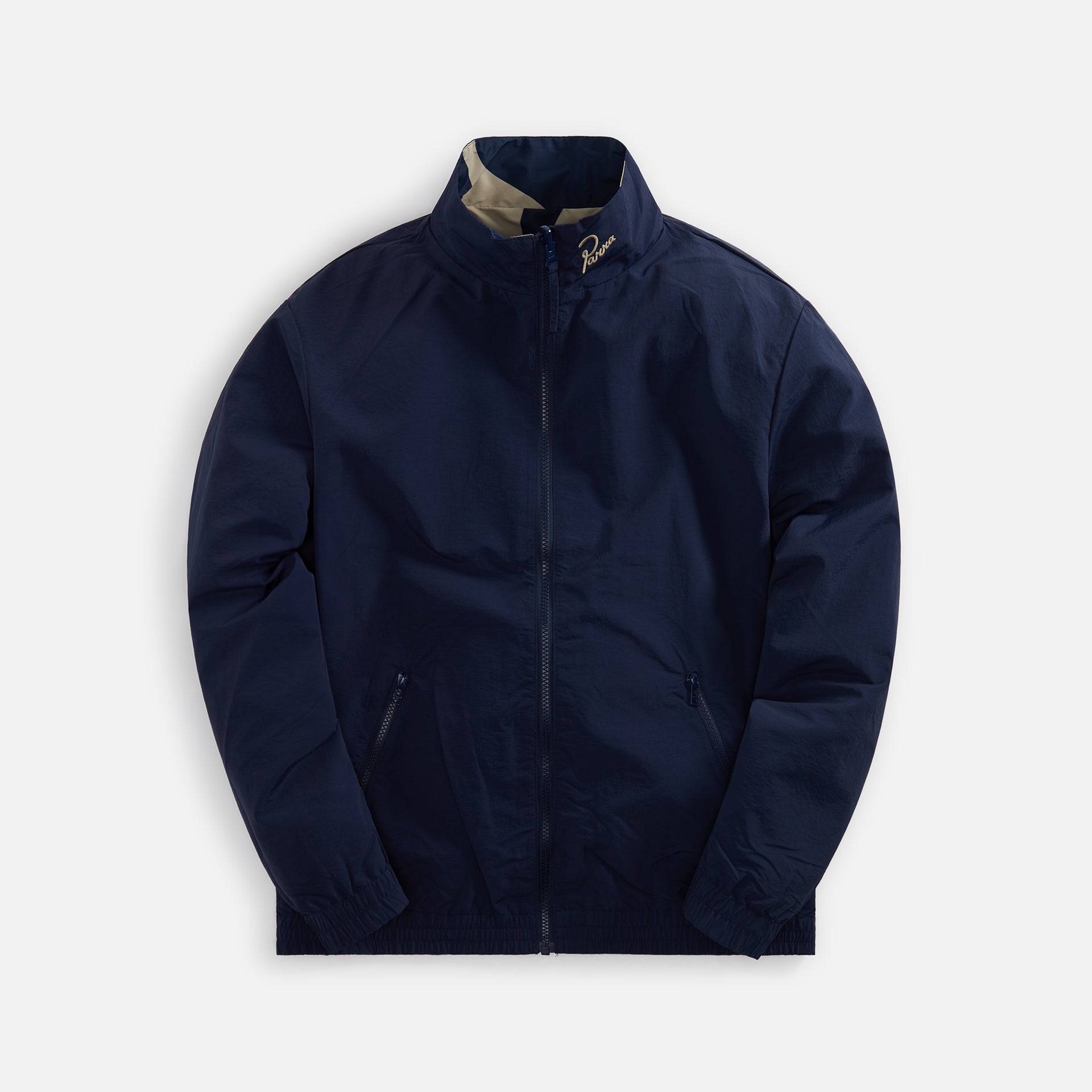 by Parra Zoom Winds Reversible Track Jacket - Navy Blue