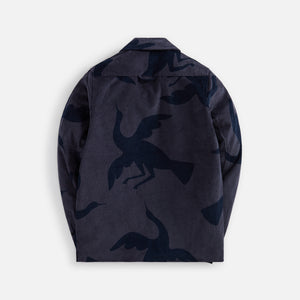 by Parra Clipped Wings Shirt Jacket - Greyish Blue