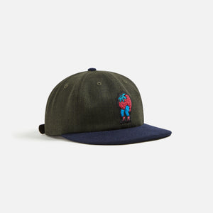 by Parra Stupid Strawberry 6-Panel Cap - Hunter Green