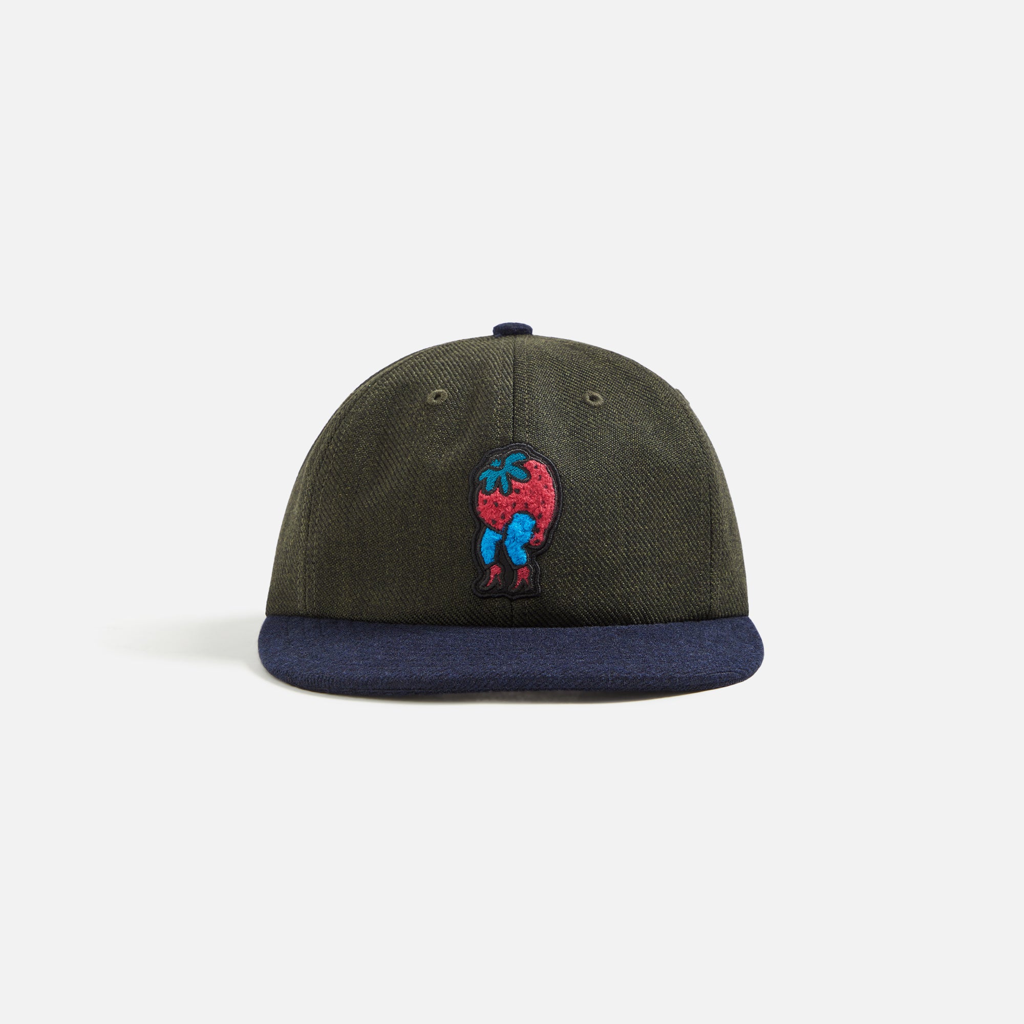 by Parra Stupid Strawberry 6-Panel Cap - Hunter Green