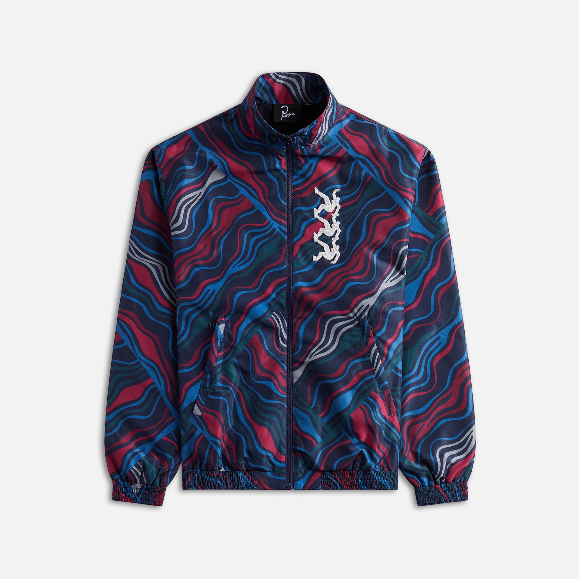 by Parra Track Flow Jacket - Navy Blue