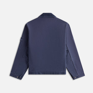 by Parra Twilled Bird Wheel Jacket - Washed Blue