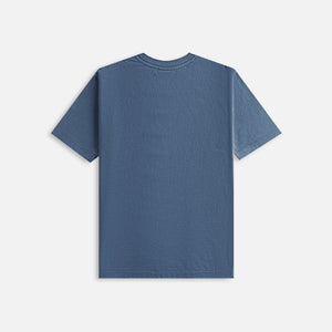 by Parra Script Logo Tee - Washed Blue