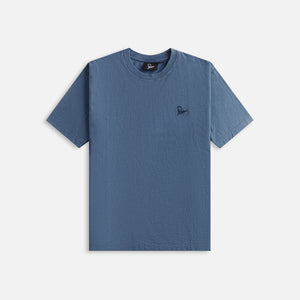 by Parra Script Logo Tee - Washed Blue