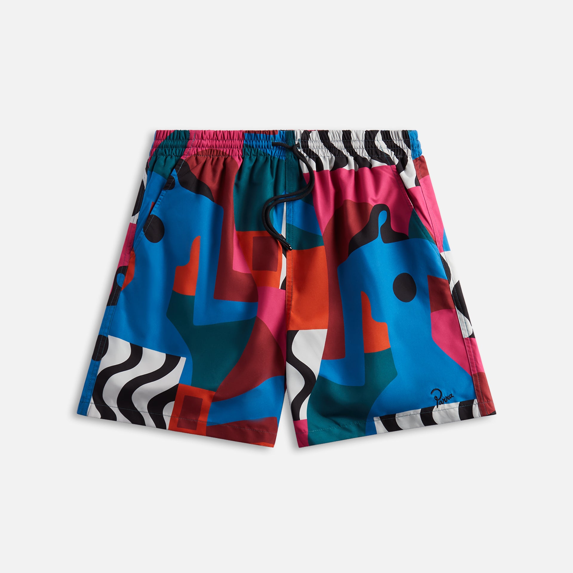 by Parra Distorted Water Swim Shorts - Multi