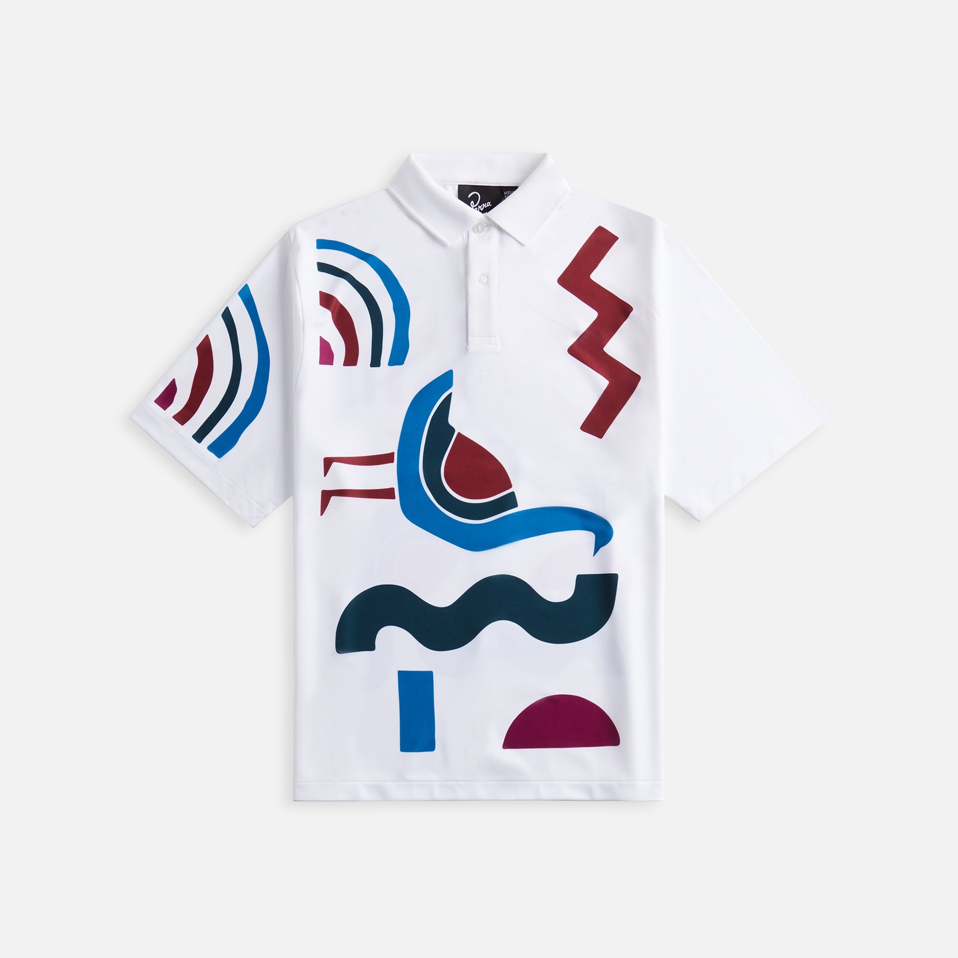 by Parra Tennis Anyone? polo parka Shirt - White