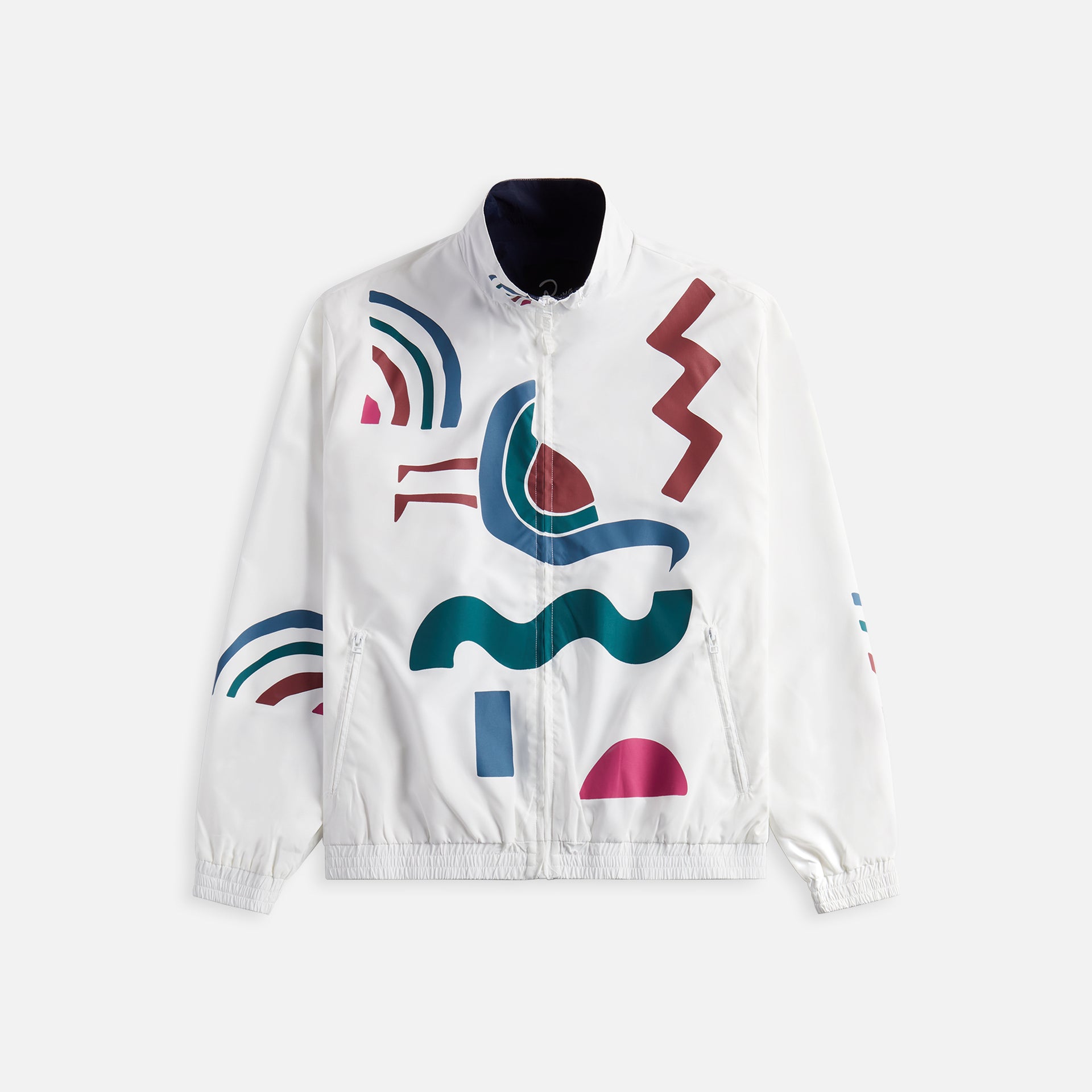 by Parra Tennis Maybe? Track Jacket - White