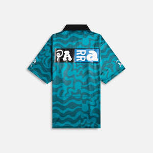 by Parra Sports Flage Polo Shirt - Deep Sea Green