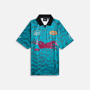 by Parra Sports Flage Polo Shirt - Deep Sea Green