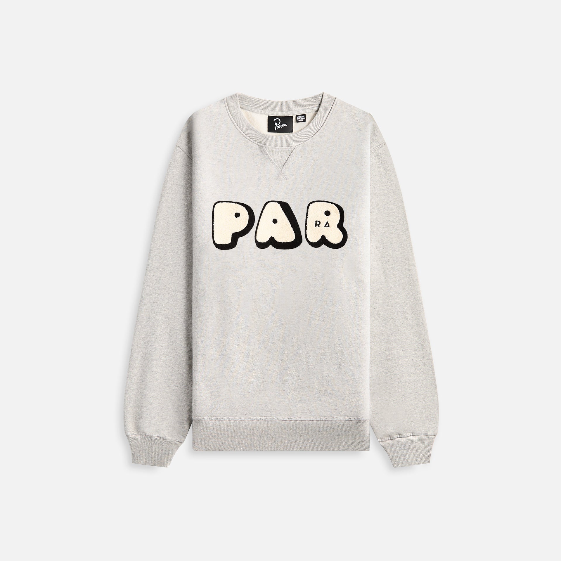 by Parra Rounded Par Crew Neck Armani Sweatshirt - Heather Grey