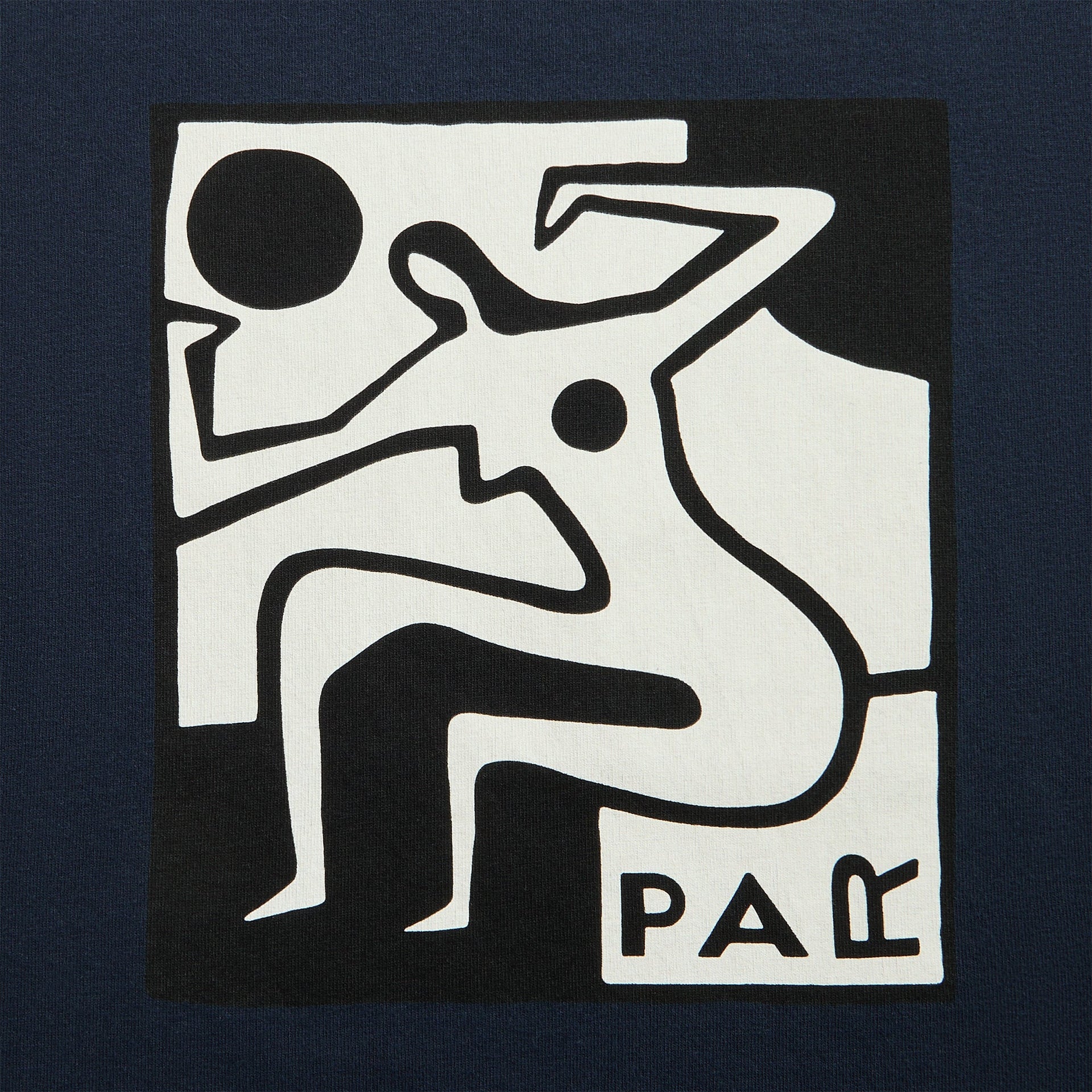 by Parra Ball Sports Tee in Navy Blue
