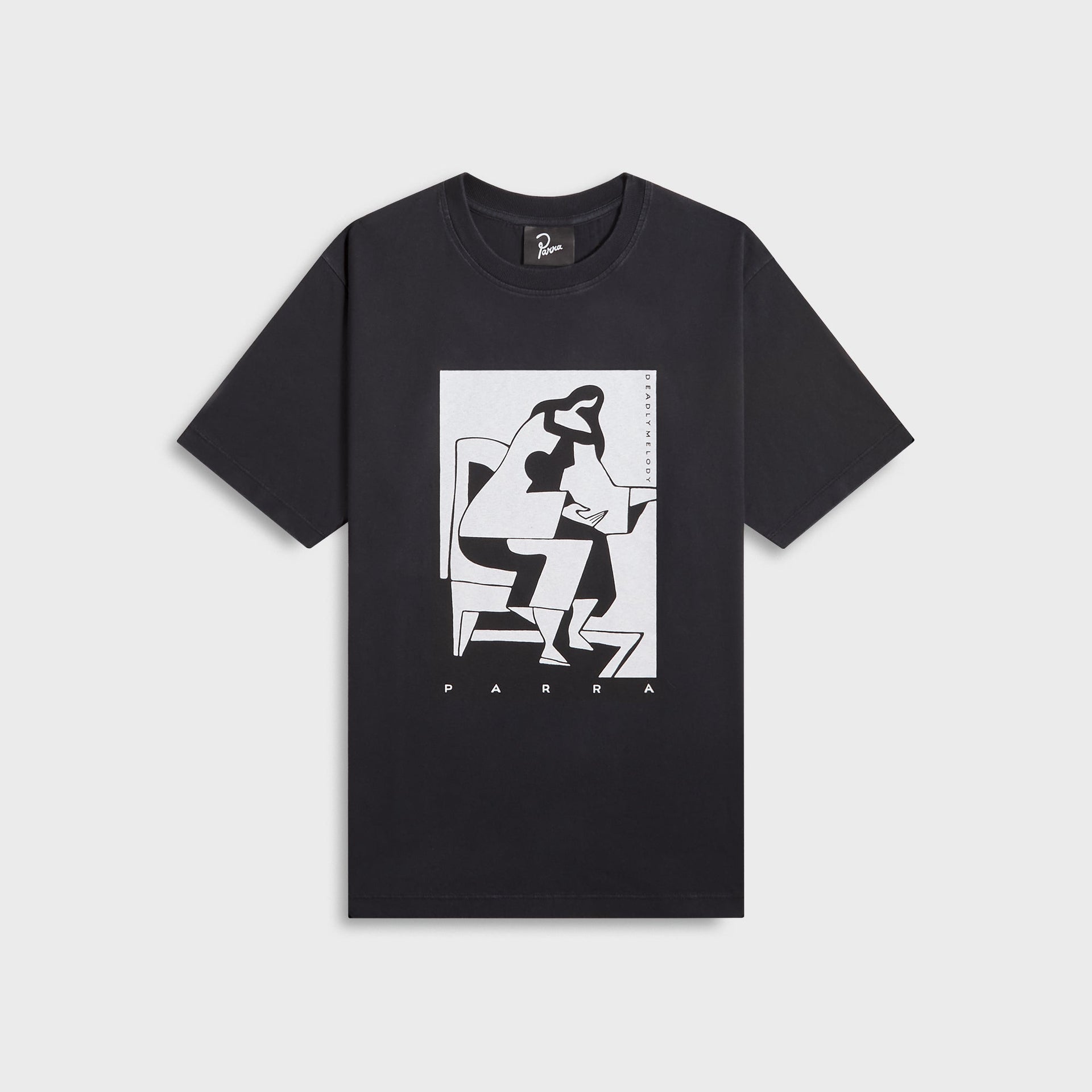 by Parra The Confession Tee in Washed Black