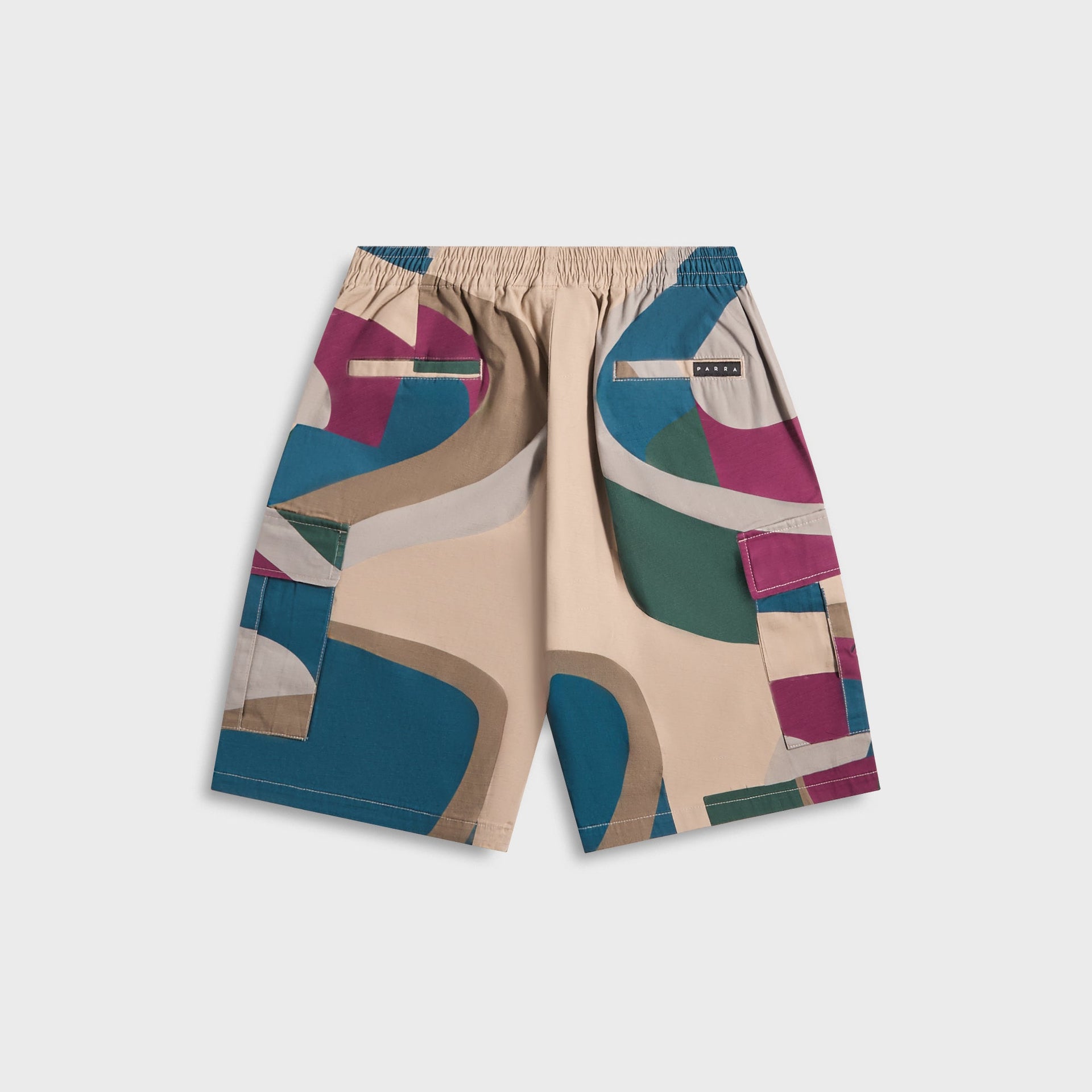 by Parra The Wall Camo Shorts in Sand
