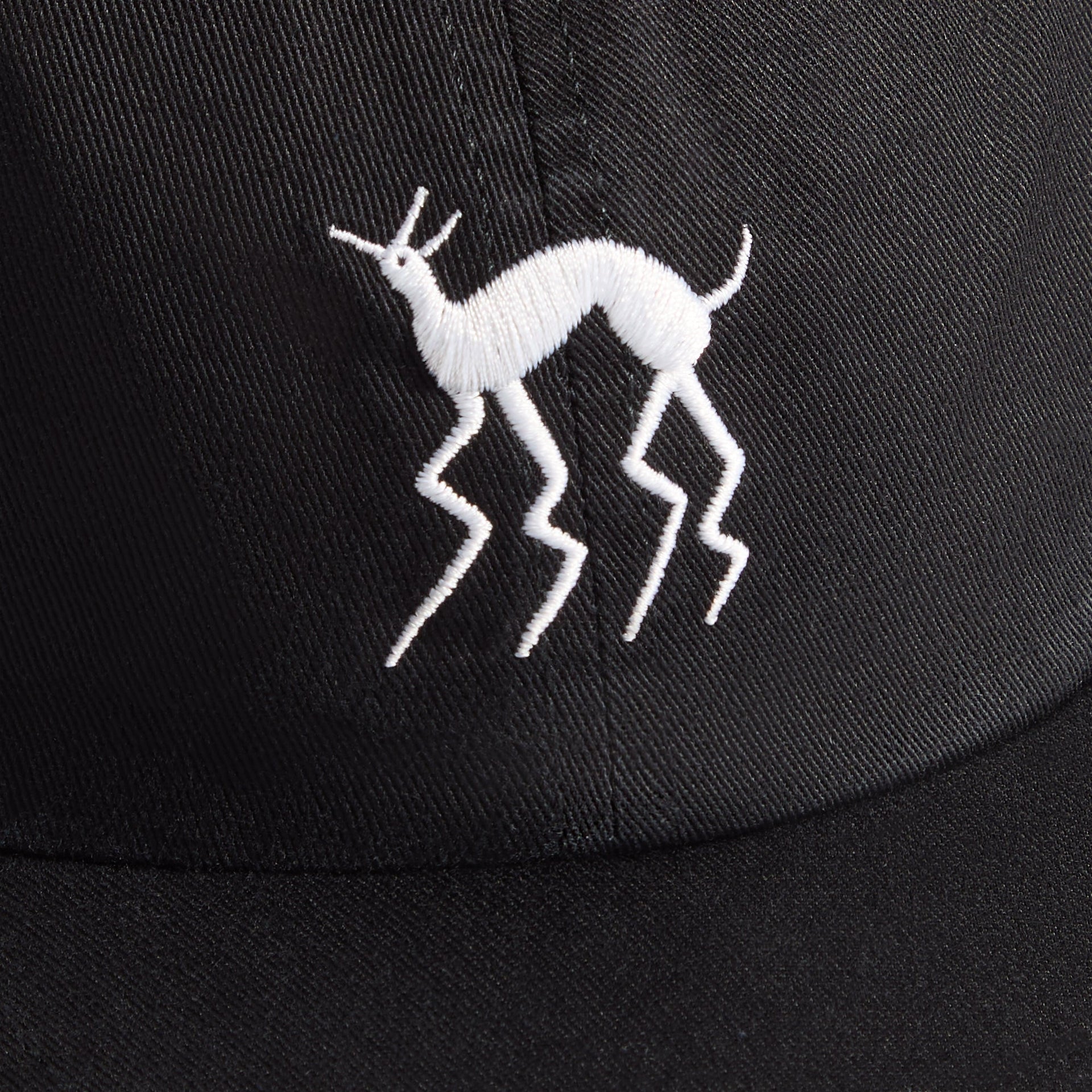 by Parra Spikey Legs 6 Panel Cap in Black