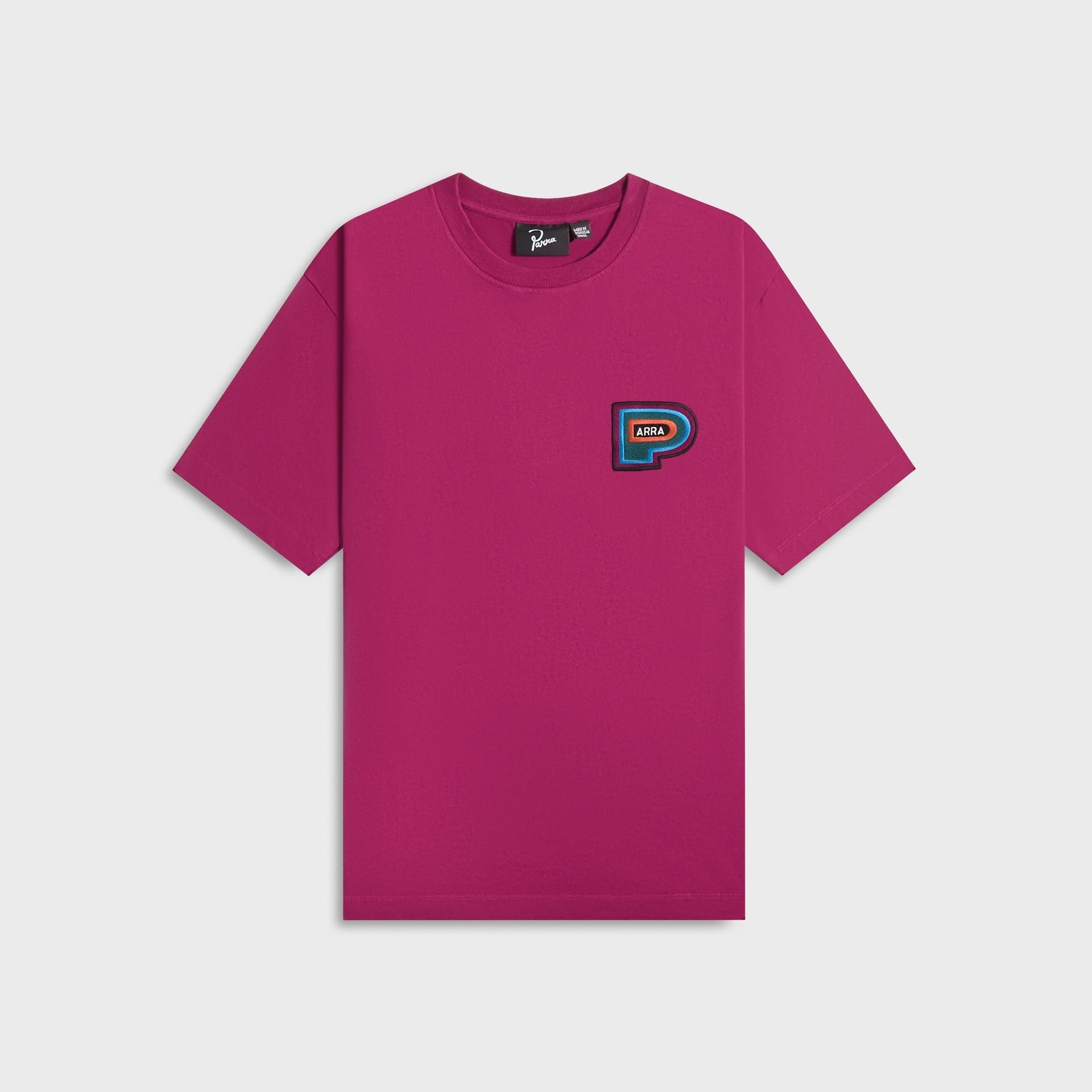 by Parra Repeat Pea Tee in Dark Magenta