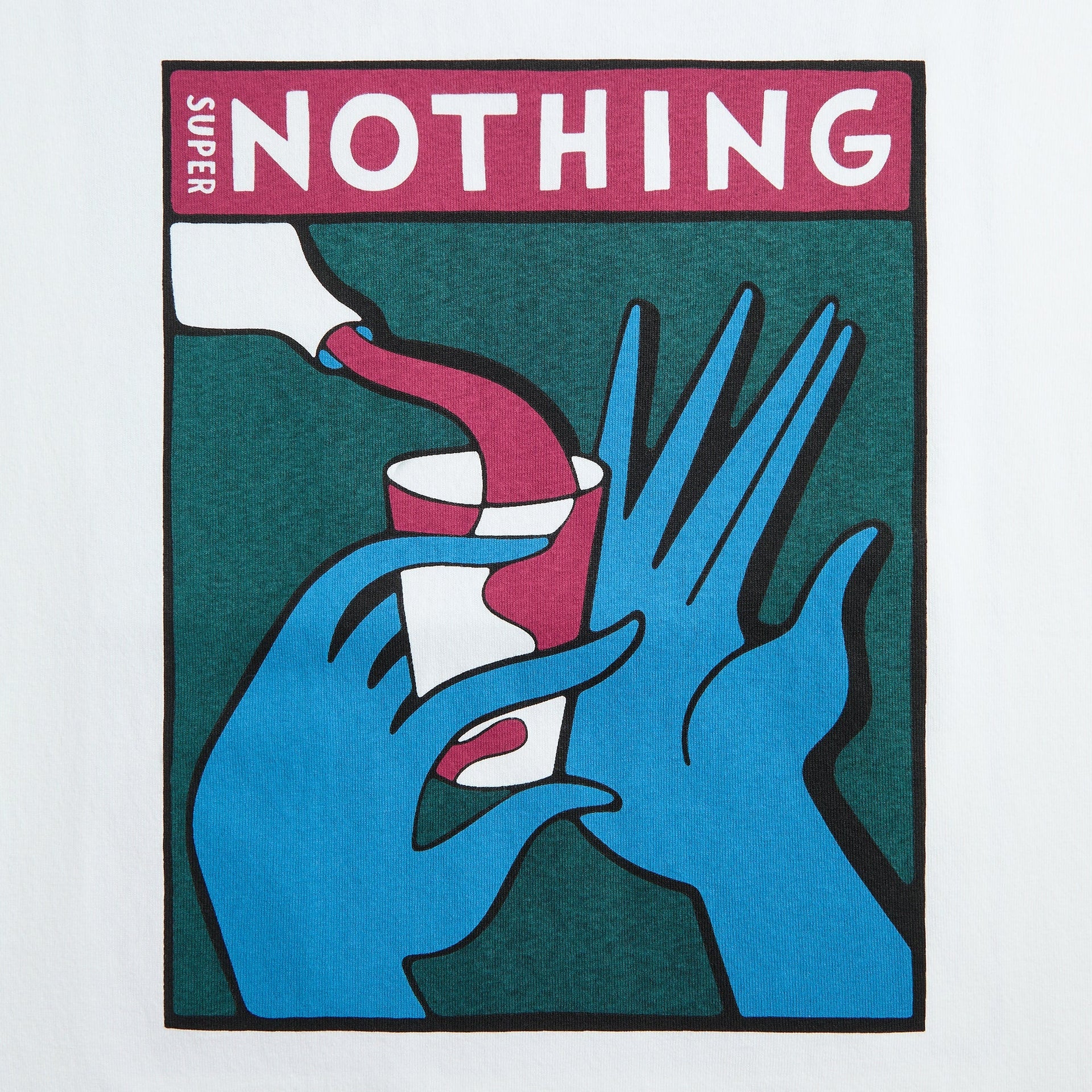 by Parra Super Nothing Tee - White