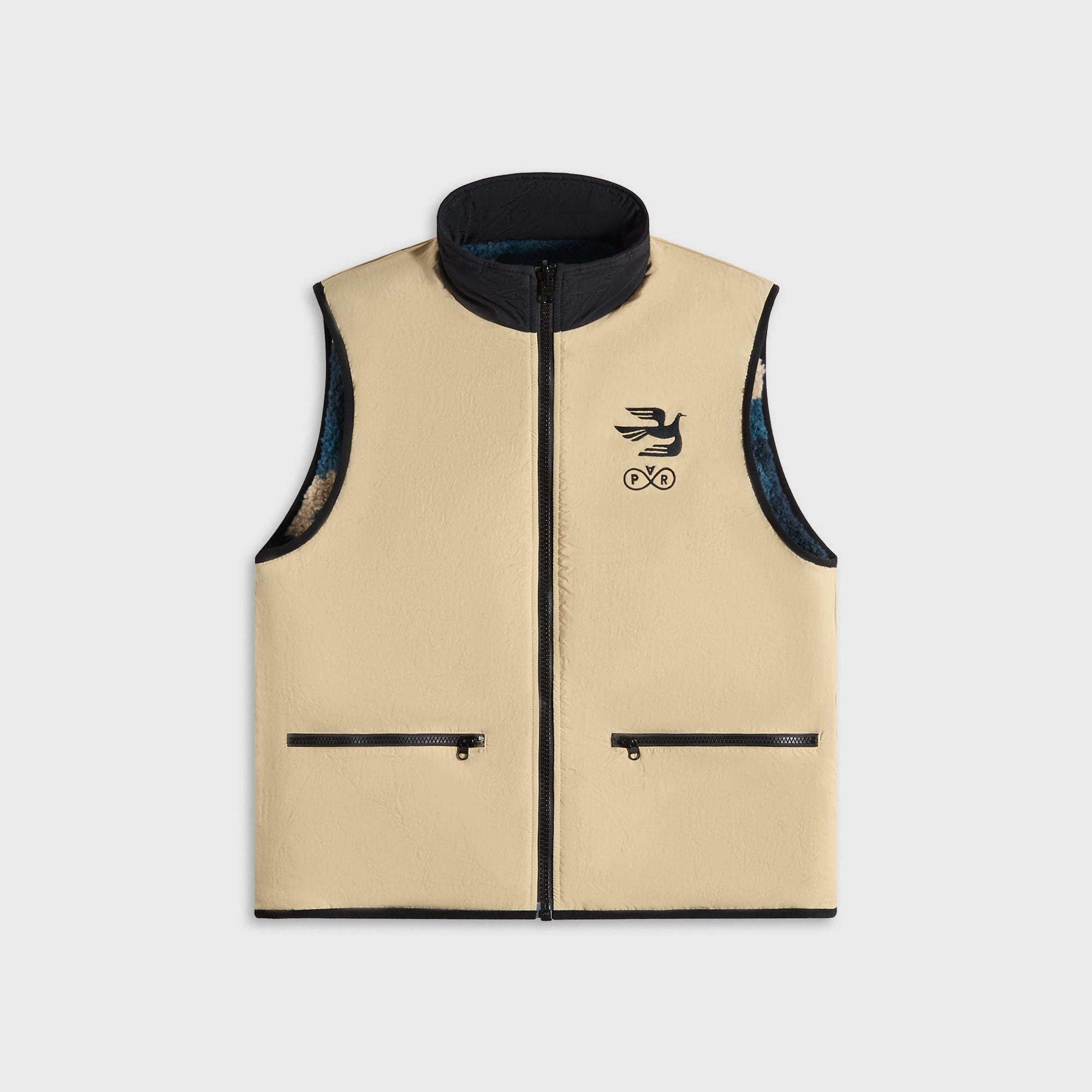 by Parra Infinite Bird Reversible Vest - Navy Blue – Kith