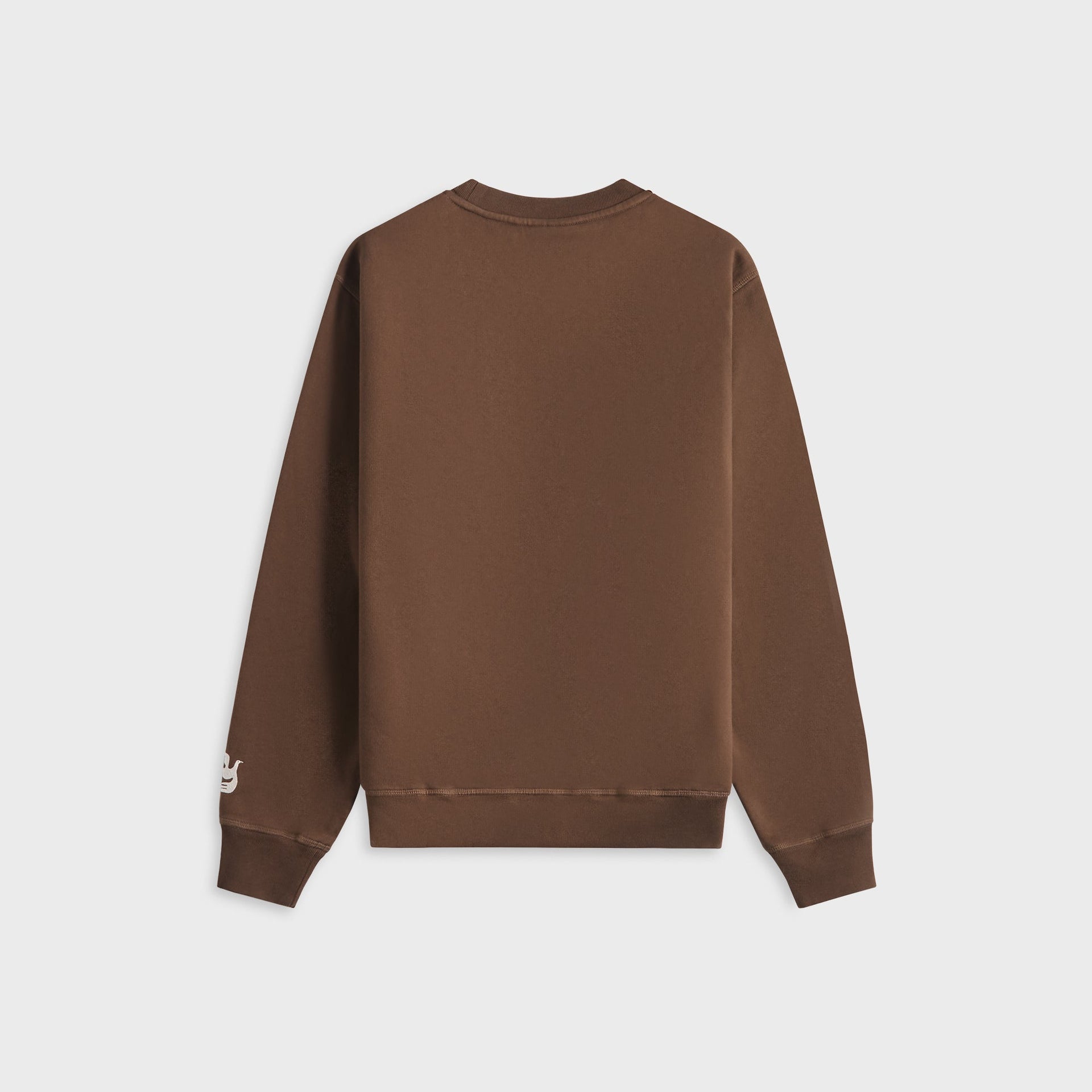 by Parra Weird Trad Logo Crew Neck Sweatshirt - Brown