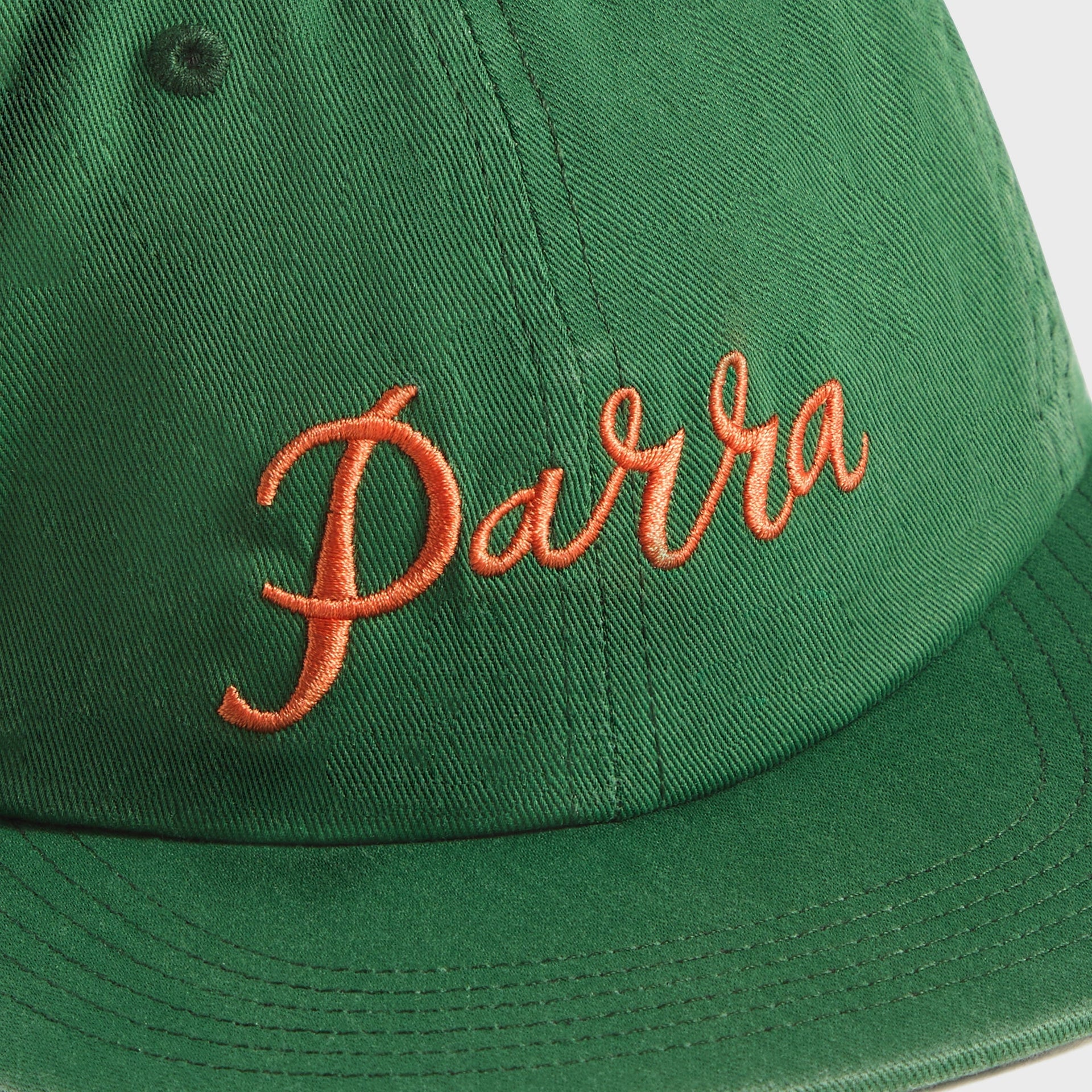by Parra Scripted 6 Panel Cap - Green