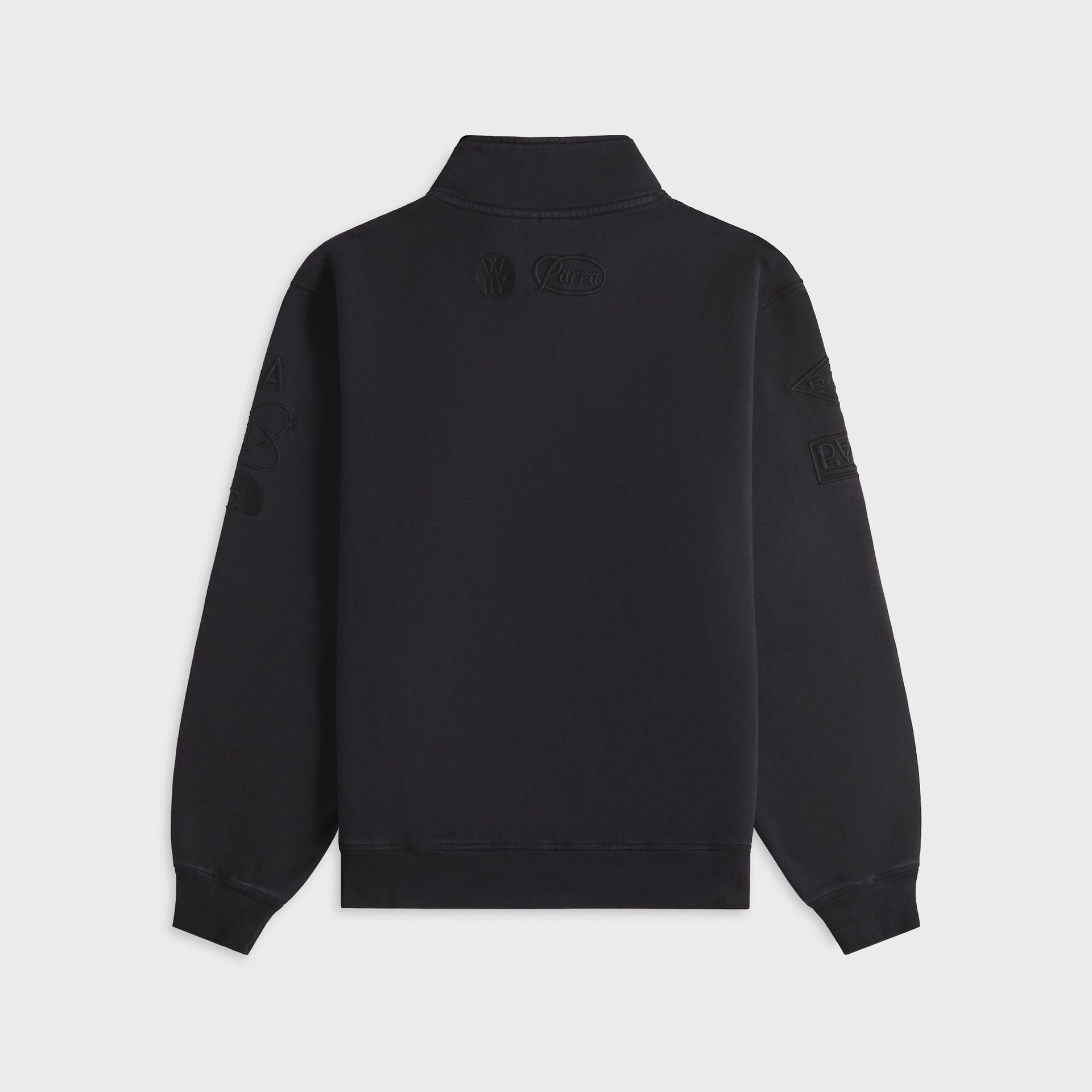 by Parra Media Training Quarter Zip Pullover - Black