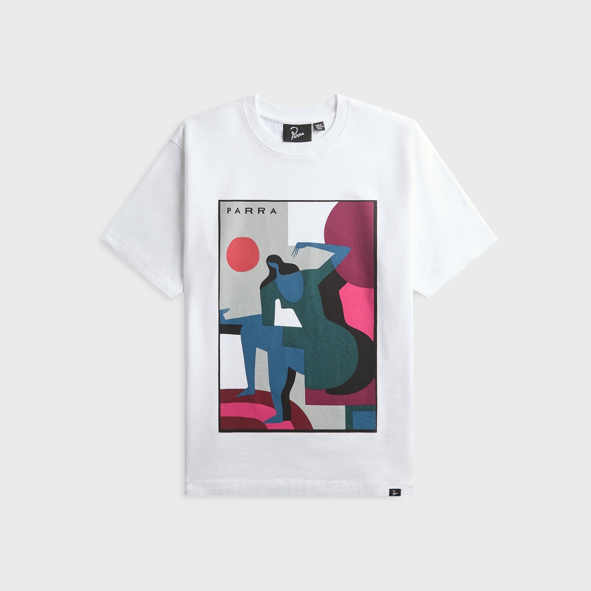 by Parra Ball To The Face Tee - White
