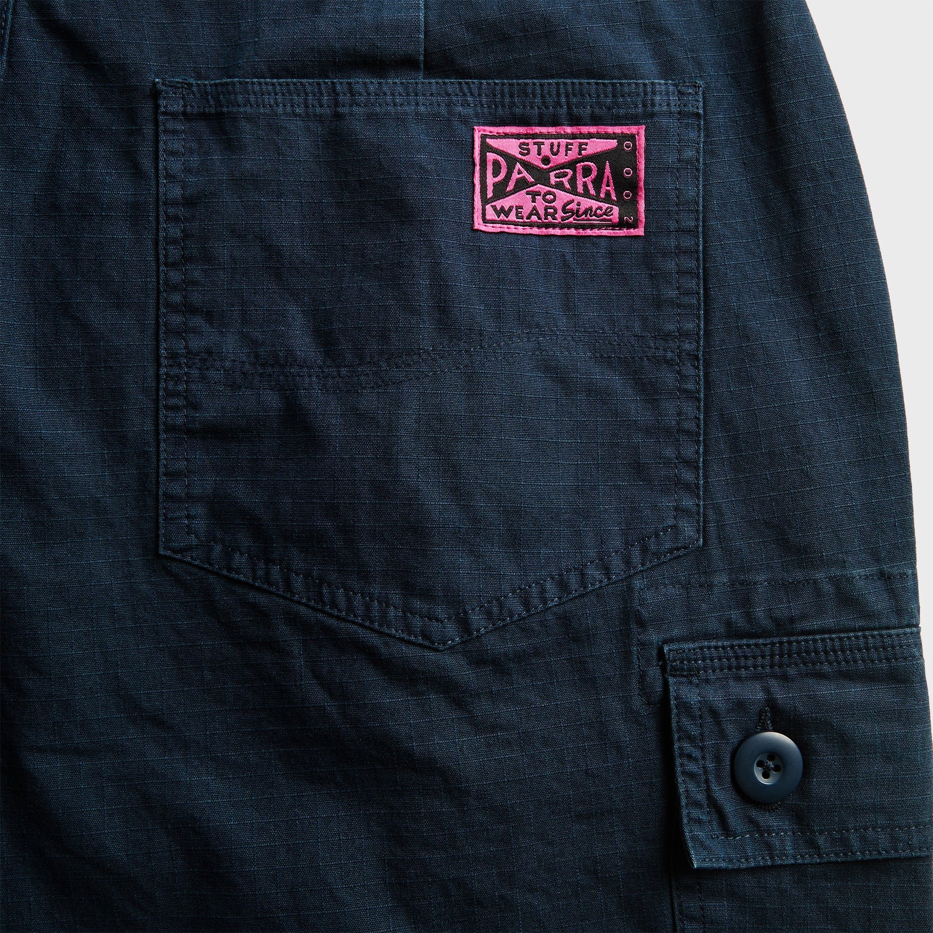 by Parra Cargo Stuff Cargo Short - Blue