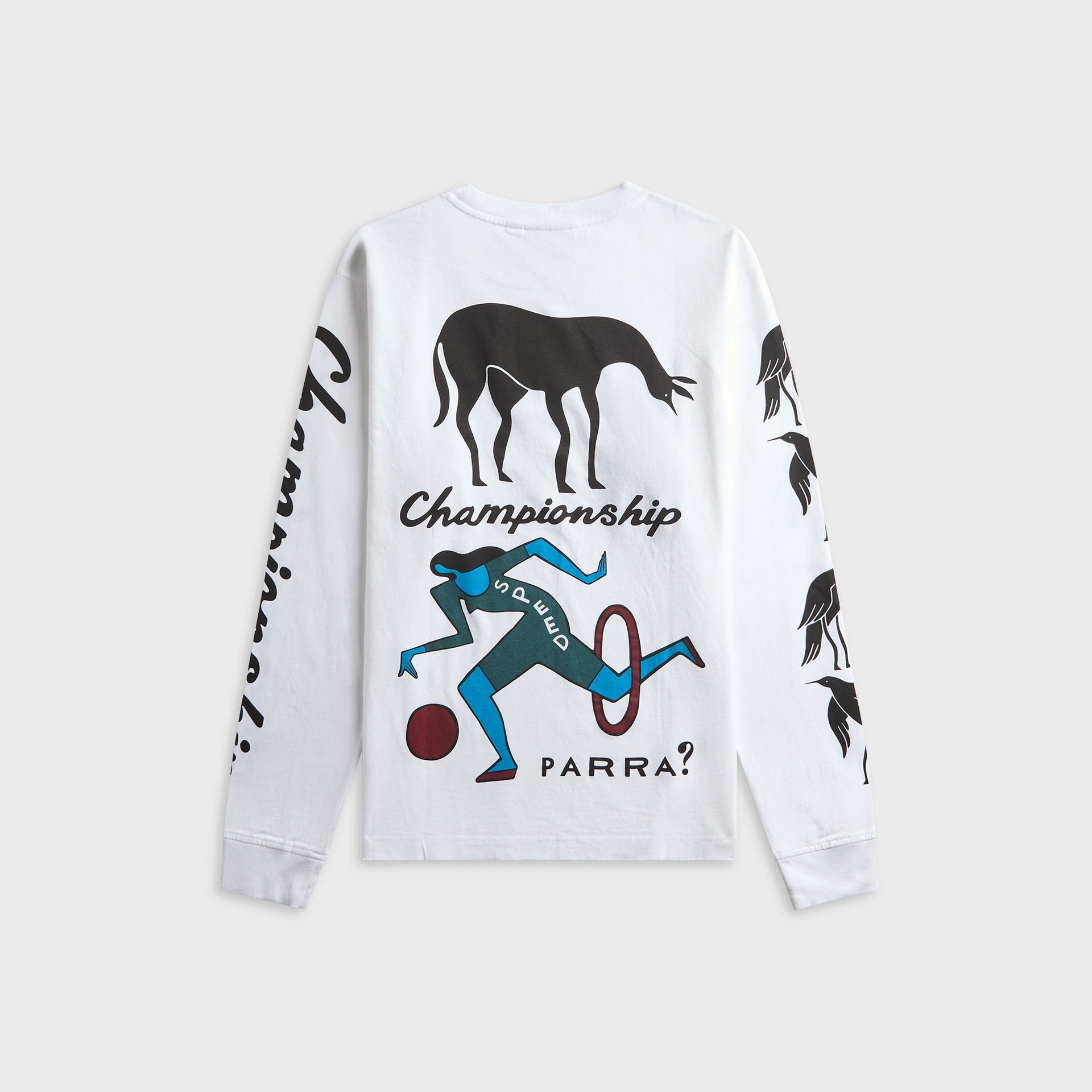 by Parra Divine Hammer Long Sleeve Tee - White