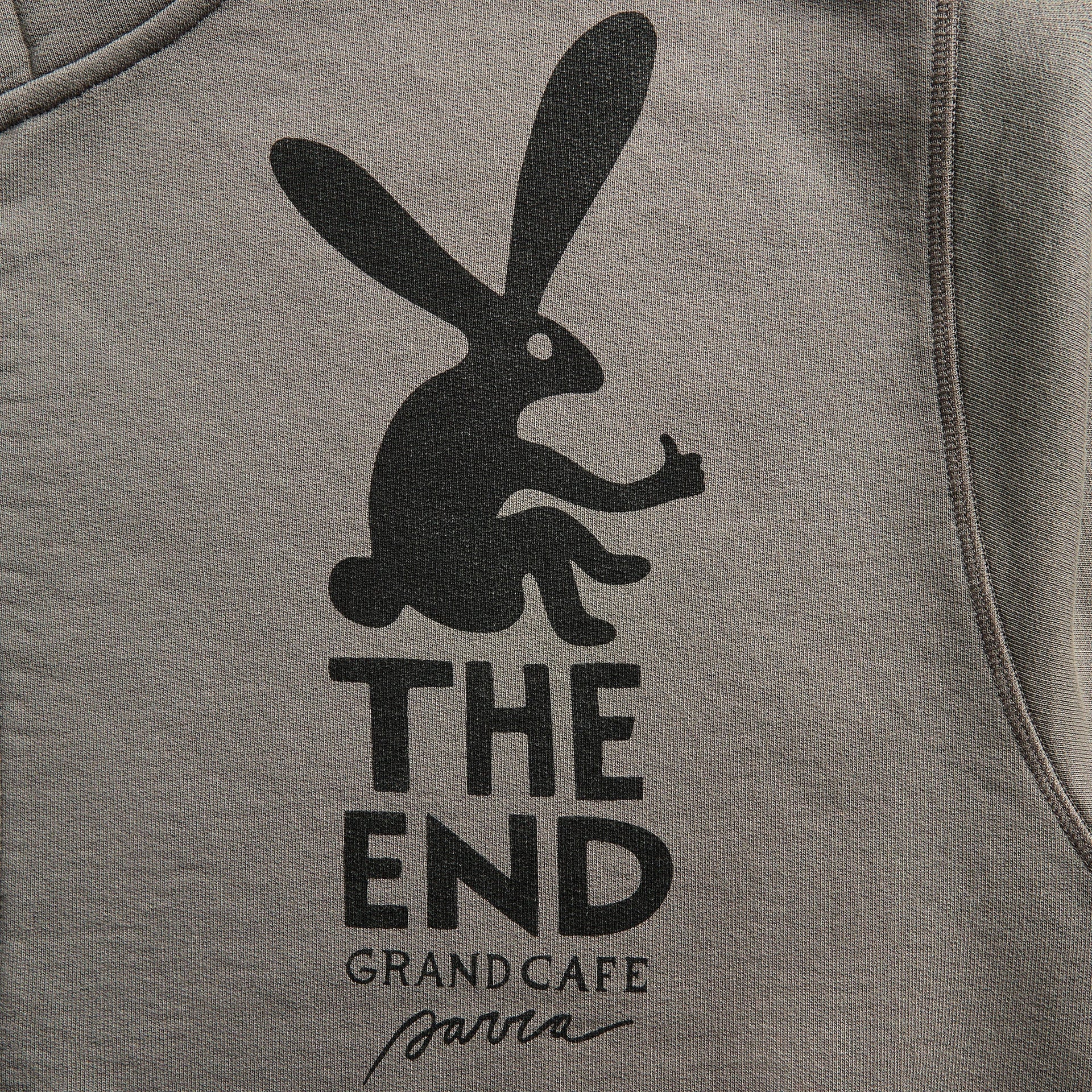 by Parra End The Bunny Zip Hooded Sweatshirt - Grey