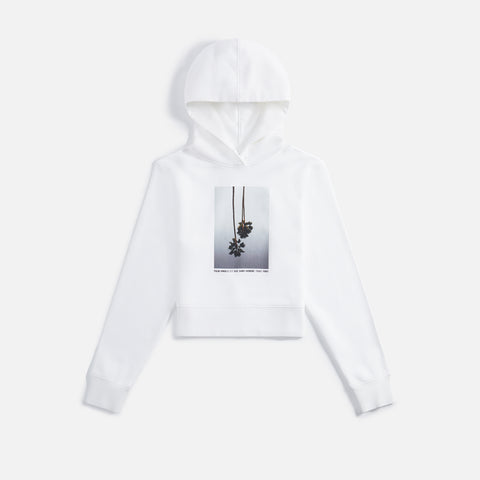 Palm Angels Mirage Fitted Hoodie - Off White / Light Grey