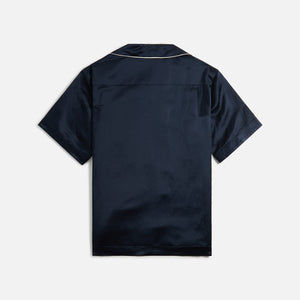 Palm Angels Embroidered Shirt - Navy