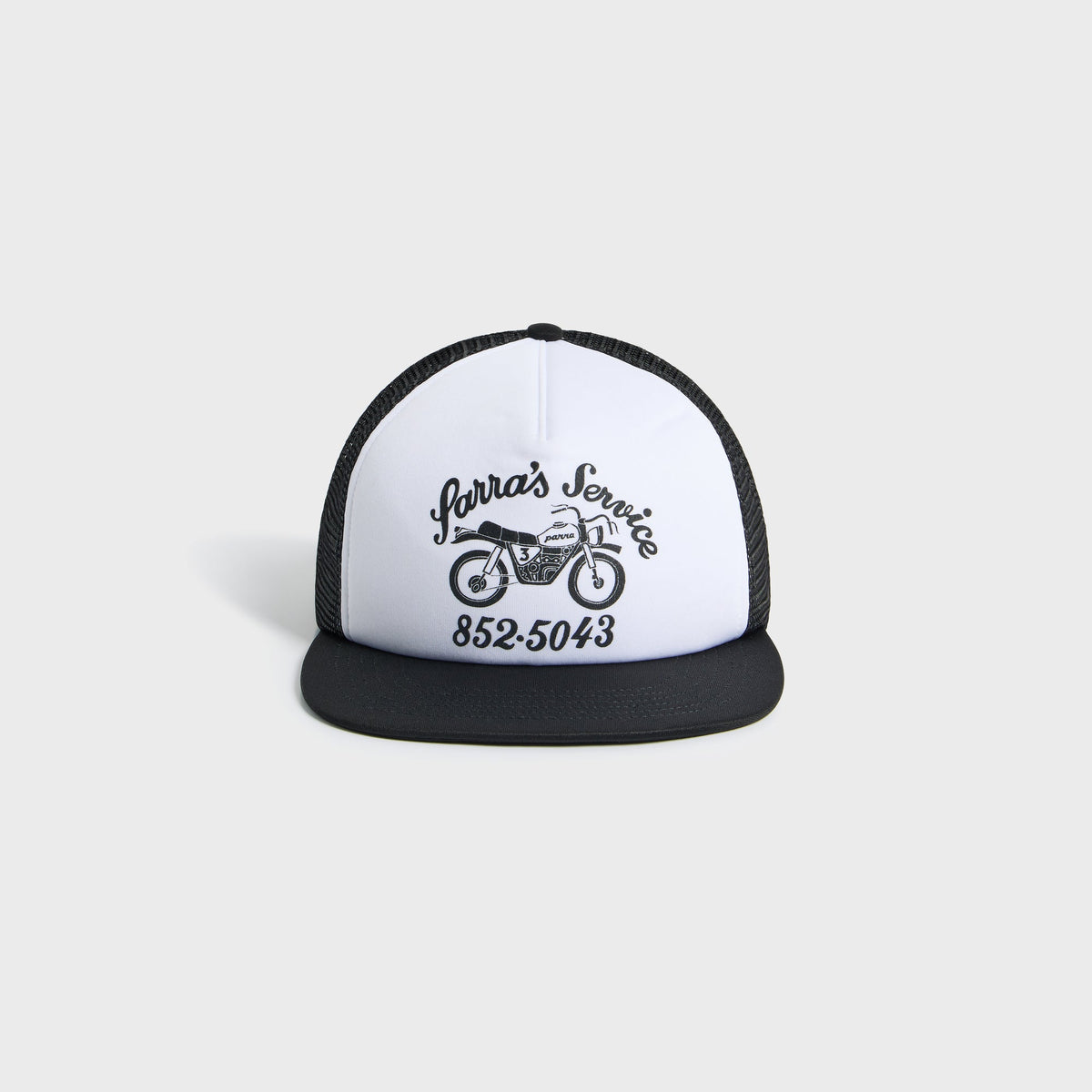 by Parra Moto Service 5 Panel Hat - Black