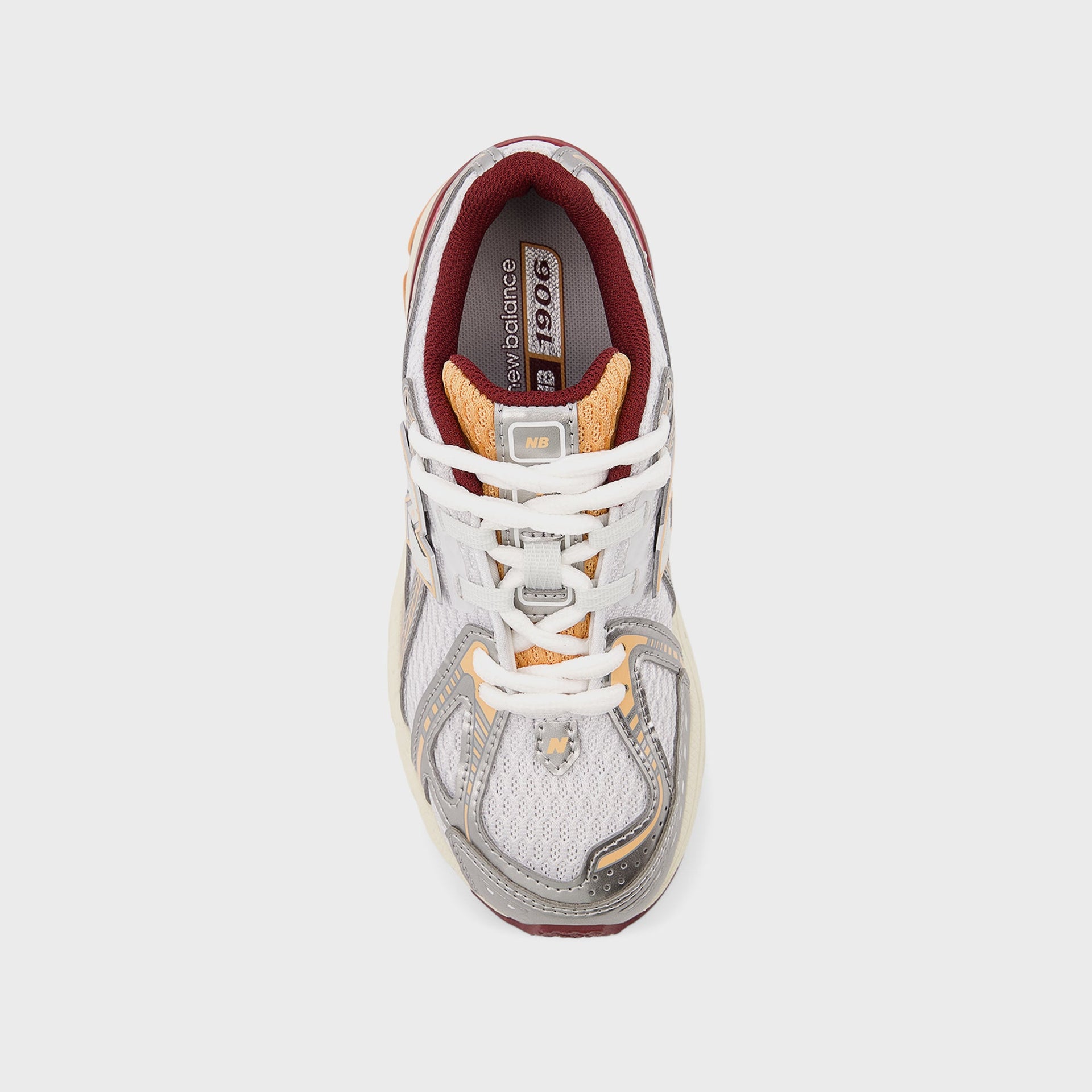 New Balance PS 1906 - Silver Metallic / Monarch Burgundy