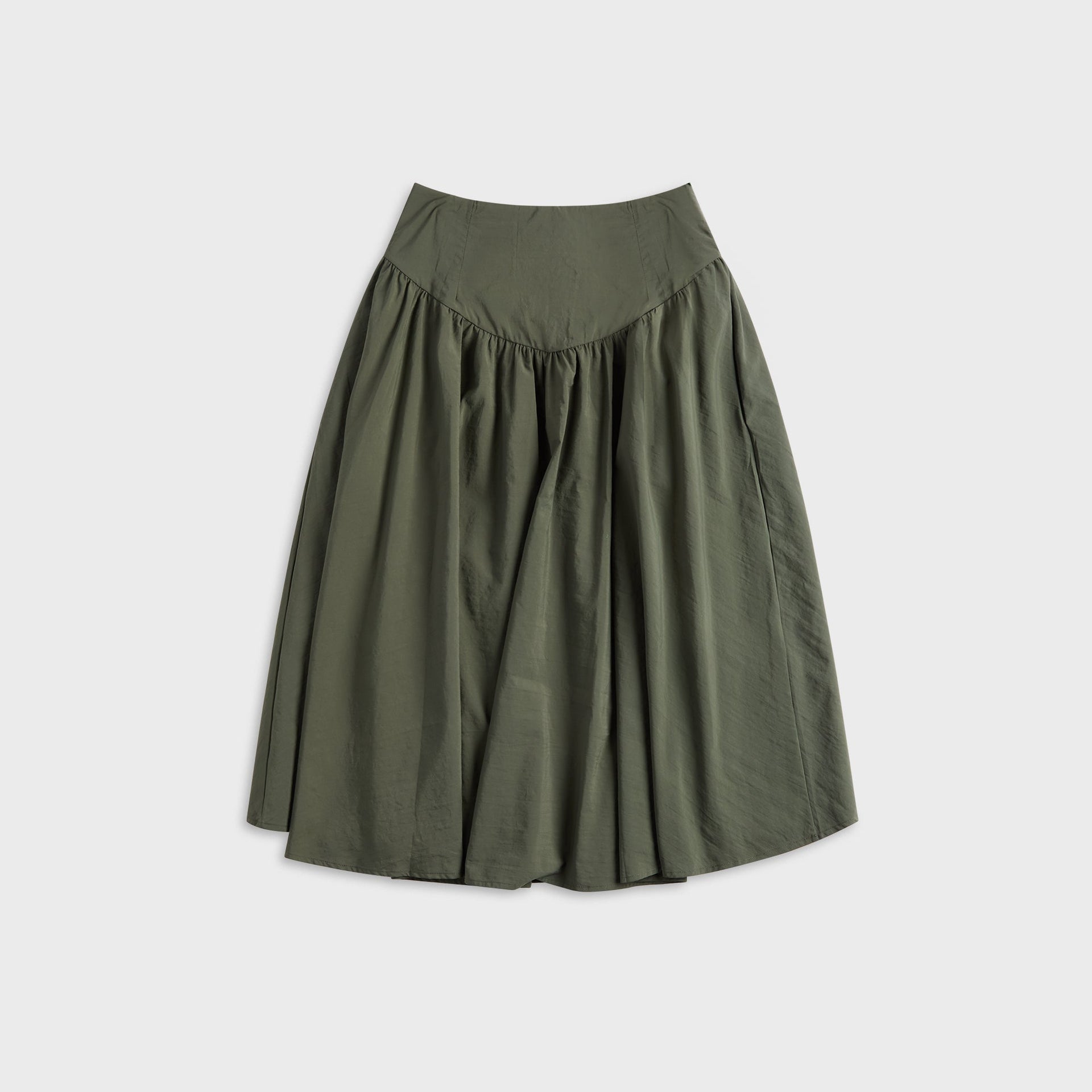 Peachy Den Deba Midi Skirt - Slate Green