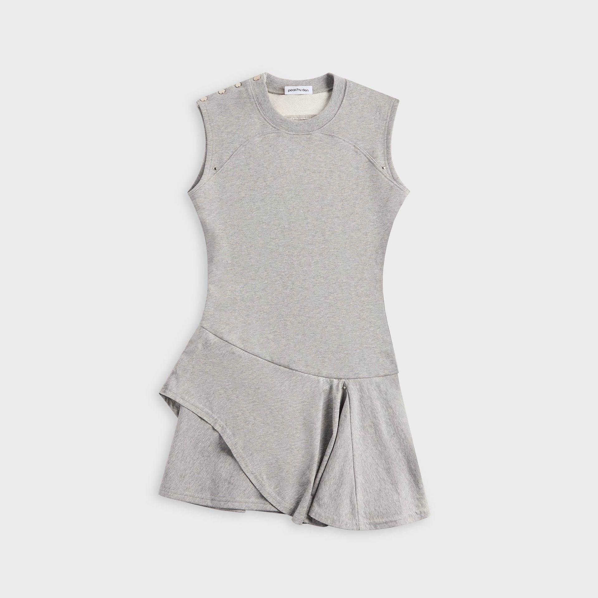 Peachy Den Joni Skort Dress - Grey Marl
