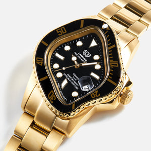 LAARVEE Golden Precision Steel - Black Bezel / Black Dial PH – Kith