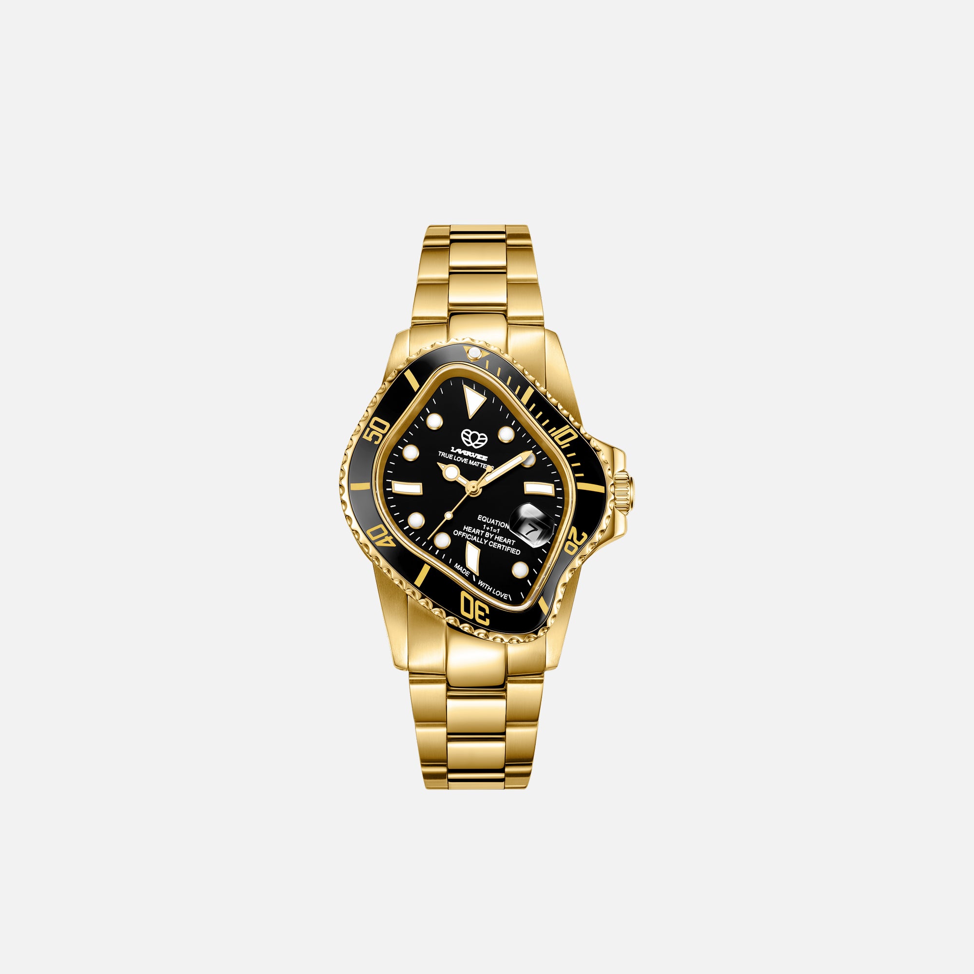 LAARVEE Golden Precision Steel - Black Bezel / Black Dial – Kith