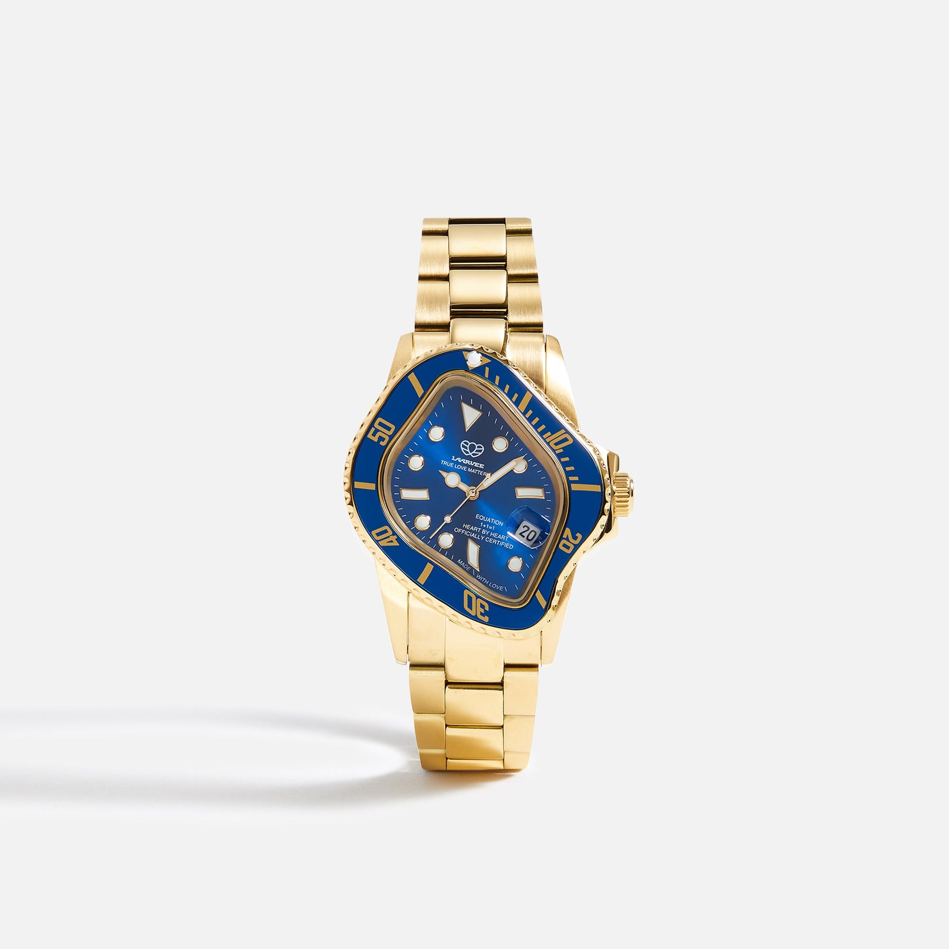 LAARVEE Golden Precision Steel - Blue Bezel / Blue Dial PH