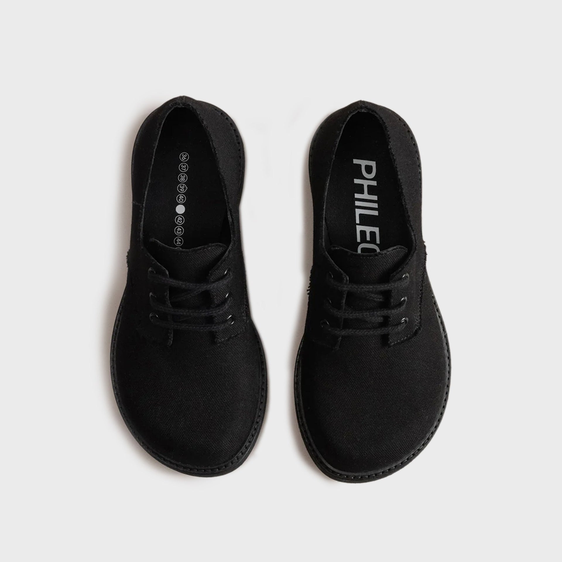 PHILEO 073 Derby Canvas - Black