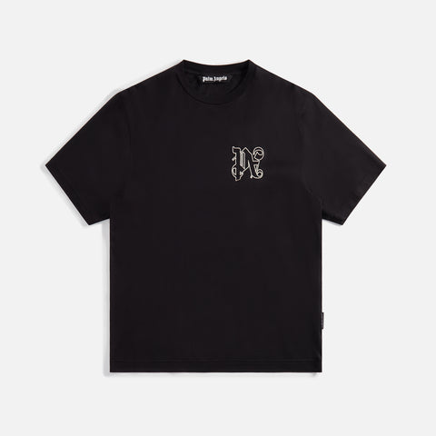 Palm Angels T-shirt Oversized Drop Shoulder Monogram Print 
