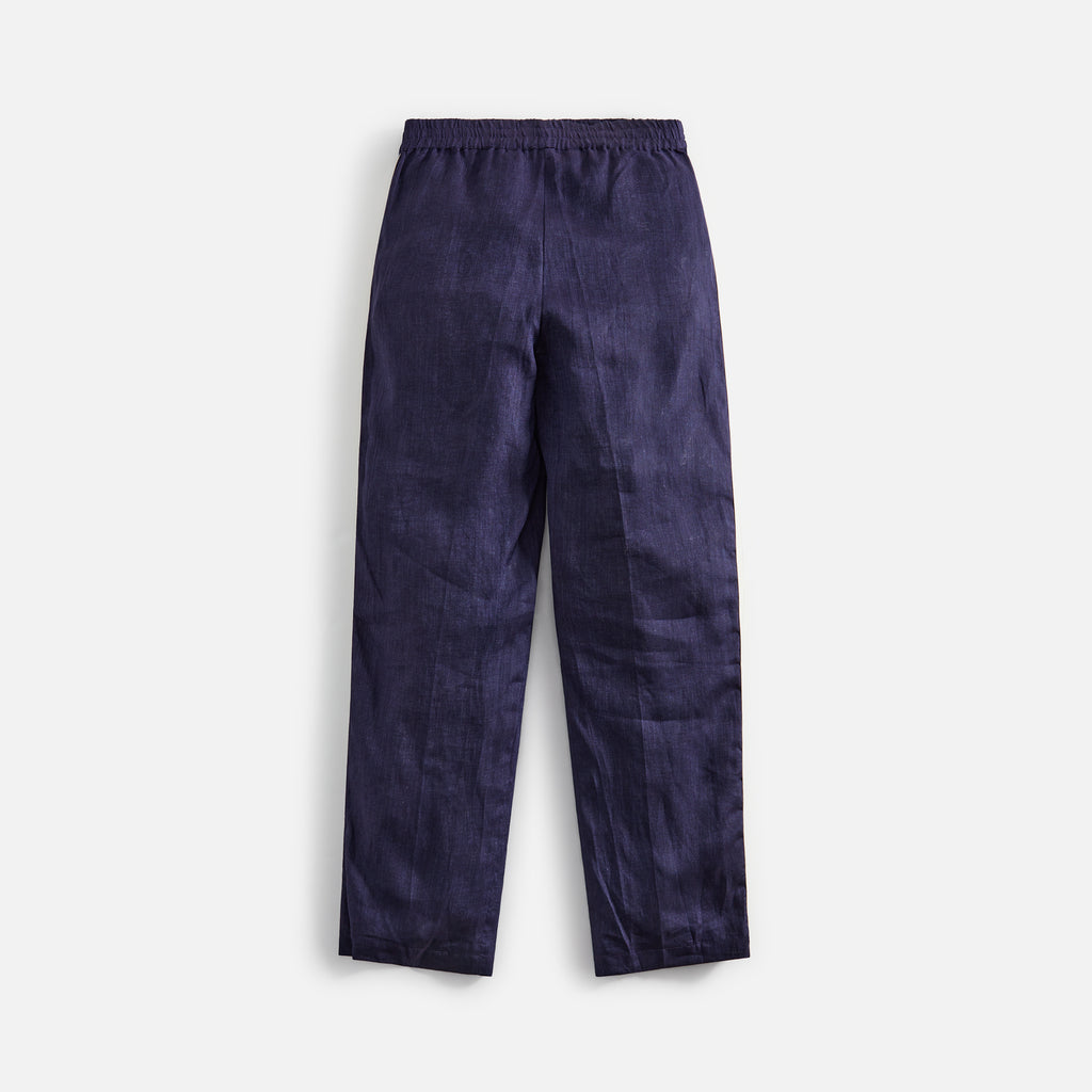 Palm Angels Kids CLASSIC LOGO TRACK PANT NAVY BLUE WHITE