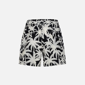 Palm Angels Palms Allover Swimshorts - Black / Off White