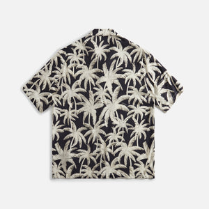 Palm Angels Palms All-Over Shirt - Black / Off White