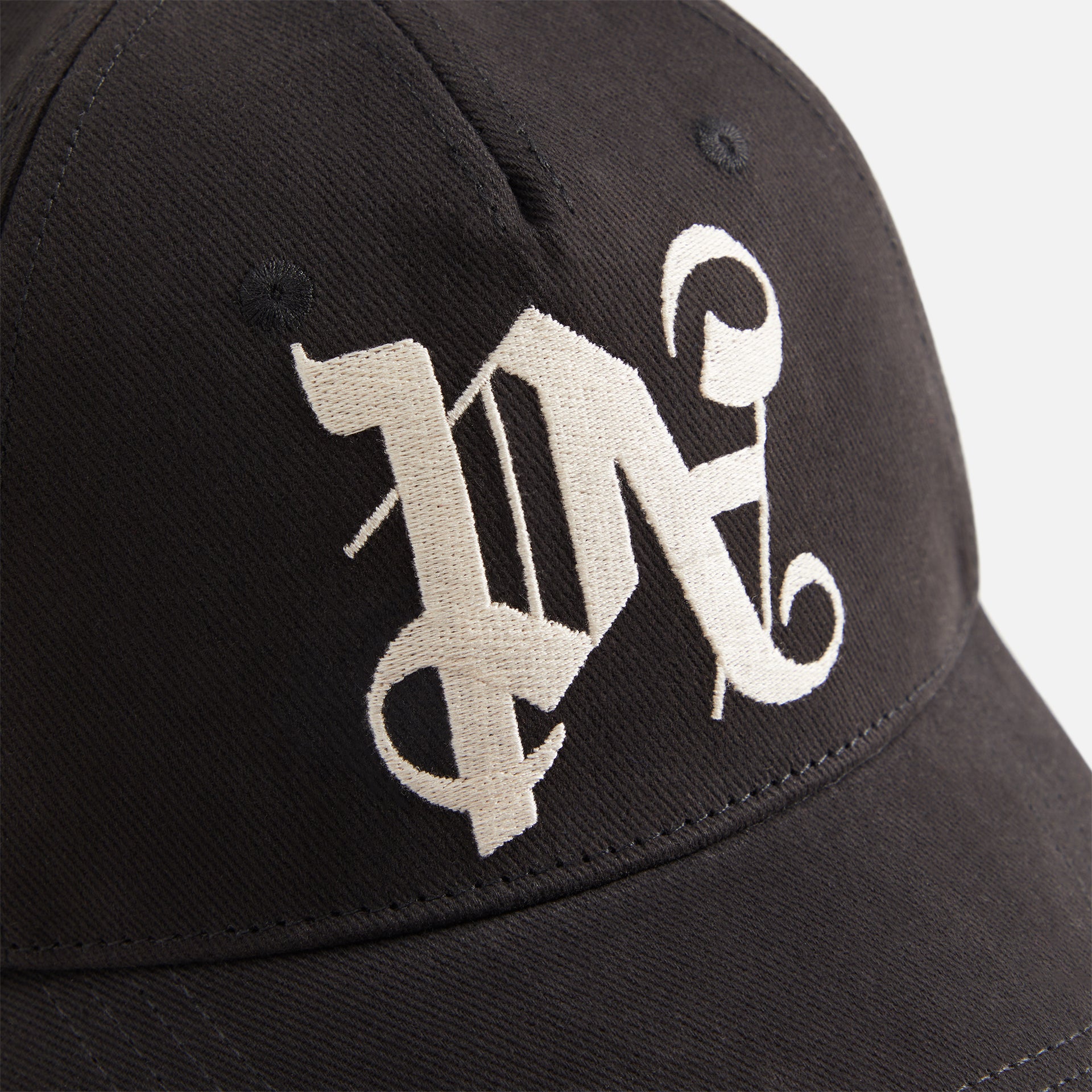 Palm Angels PA Monogram Cap - Black / Off White