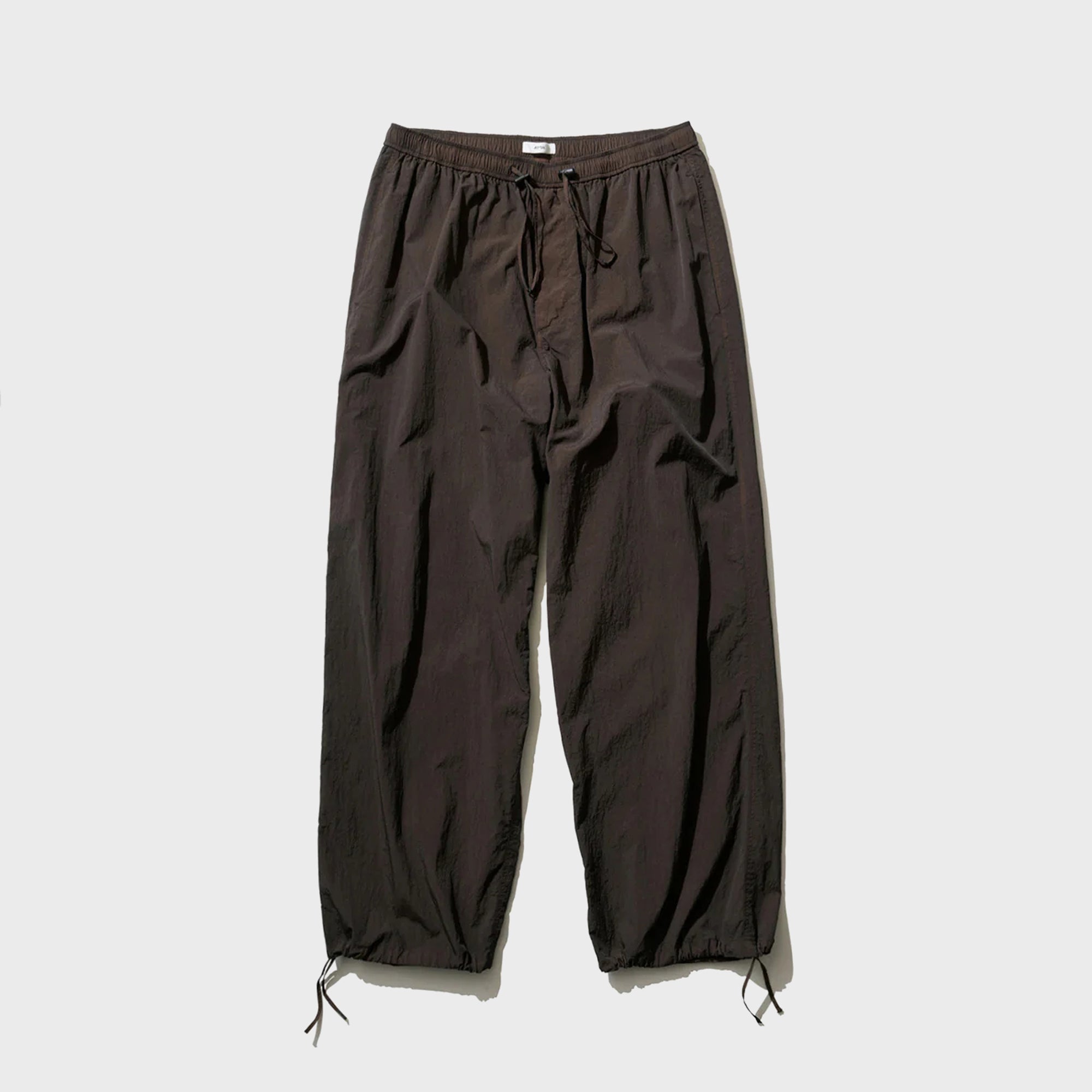 ATON HAND DYED NYLON UTILITY PANTS サイズ6 ATON Hand Dyed Nylon Utility Pant - Brown – Kith